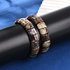 Natural Agate Beaded Stretch Bracelets for Women Men BJEW-M049-08C-3