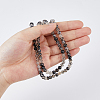 2 Strands Natural Dragon Veins Agate Bead Strands G-FH0002-36B-3