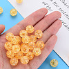 Transparent Crackle Acrylic Beads X-MACR-S373-66A-N13-5