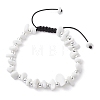 Glass Braided Bead Bracelets BJEW-JB11107-02-1