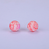 Printed Round Silicone Focal Beads SI-JX0056A-95-1