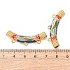 304 Stainless Steel Enamel Curved Tube Chandelier Component Links STAS-D263-17C-G-3