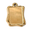 304 Stainless Steel Pendant Cabochon Settings SA-CBA9B1E-01F-G-1