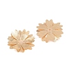 Brass Filigree Cabochons KK-CBACEE9-02B-KCG-2