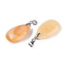 Natural Topaz Jade Pendants G-N362-03P-13-2