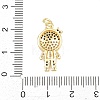 Brass Micro Pave Cubic Zirconia Pendants LS-KK-D258-36G-04-3