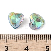 Glass Rhinestone Cabochons RGLA-L029-08B-SPLA-3