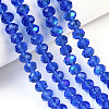 Electroplate Glass Beads Strands EGLA-A034-T10mm-L26-4