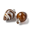 Natural Banded Agate Pendants GG-K002-13C-2