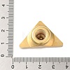 Golden Plated Triangle Shaped Wax Seal Brass Stamp Head STAM-K001-04G-09-4