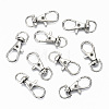Alloy Swivel Lobster Claw Clasps PALLOY-T010-02P-1