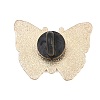 Butterfly Alloy Enamel Lapel Pin Backs JEWB-P057-04B-G-2