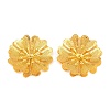 Brass Filigree Cabochons KK-CBACEE9-02A-G-1