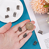 8Pcs 2 Colors Brass Beads KK-OC0001-82-3