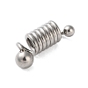 Non-Tarnish 304 Stainless Steel European Beads STAS-G338-08P-2