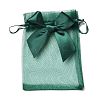 Rectangle Lace Organza Drawstring Gift Bags LS-OP-K002-02-3