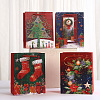 Christmas Paper Printed Tote Bags ABAG-P015-01D-1