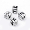 Plated Acrylic Beads X1-PB43C9308-M-1