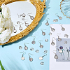 40Pcs 304 Stainless Steel Earring Hooks DIY-SC0033-77B-4