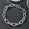 10MM 304 Stainless Steel Horse Eye Link Chain Bracelets SA-CBA2696-27P-1