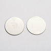 201 Stainless Steel Stamping Blank Tag Cabochons STAS-E147-90P-B-1