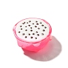 Electroplate UV Plating Opaque Fruit Resin Cabochons CRES-U004-03F-2
