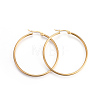 201 Stainless Steel Big Hoop Earrings EJEW-A052-20E-G-1