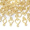 Olycraft 64pcs 4 Style Open Back Bezel Connector Charms FIND-OC0001-74-4