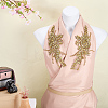 Flower Resin Rhinestone Decorative Corsages for Clothing Accessories PATC-WH0021-064A-4