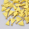 Polycotton(Polyester Cotton) Tassel Pendant Decorations X-FIND-S275-29G-2