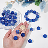40Pcs 2 Styles Transparent Resin Rhinestone Graduated Beads RESI-BM0001-13-3