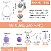 CHGCRAFT DIY Chandelier Earrings Makings Kit DIY-CA0001-54-2