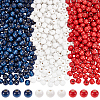 600Pcs 3 Colors Dyed Wood Beads WOOD-SC0002-43-1