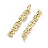 Brass Pendants KK-H256-02G-03-2