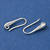 Rack Plating Brass Earring Hooks KK-C081-06S-2