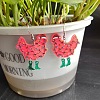 Chick Acrylic Dangle Earrings FS-WG1033A-06-1