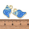 Ocean Alloy Enamel Pendants ENAM-B041-01A-2