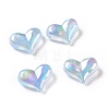 UV Plating Rainbow Iridescent Acrylic Beads OACR-C010-01B-1