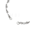 304 Stainless Steel Cable Chain Ball Link Chain Bracelet Making AJEW-JB01458-02-2