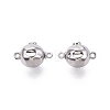 Brass Box Clasps KK-Q074-10P-3