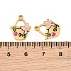 304 Stainless Steel with Enamel Pendants SA-CBAA937-10A-G-3