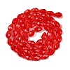 Transparent Imitation Jade Glass Beads Strands GLAA-N005-T4mm-D12-2