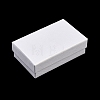 Shell Textured Paper Jewelry Packaging Boxes with Black Sponge Inside CON-B013-04-1