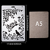 1Pc Plastic Reusable Drawing Painting Stencils Templates DIY-DJ0001-09C-2