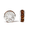Brass Rhinestone Spacer Beads X-RB-A014-Z8mm-17S-2