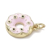 Brass Micro Pave Cubic Zirconia Pendants KK-K368-16G-01-2