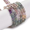 Gradient Color Natural Colorful Fluorite Beads Strands G-NH0034-A02-01-2