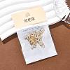 SHEGRACE Brass Micro Pave Clear Cubic Zirconia Pendants XGRQ29628-394G-F-6