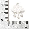 Baking Paint Zinc Alloy with Resin Pendant FIND-Z038-01D-3