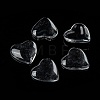 Transparent Glass Heart Cabochons GGLA-R021-20mm-6